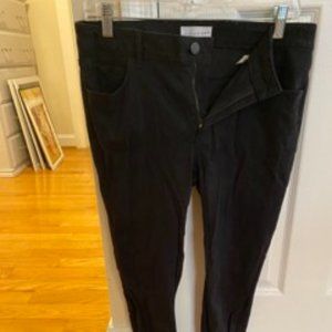 LOFT Sutton Black Skinny Pants